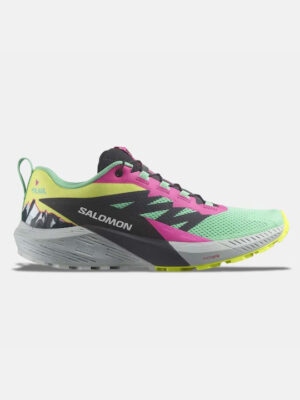 Salomon Sense Ride 5 - Green/Pink, 46 2/3