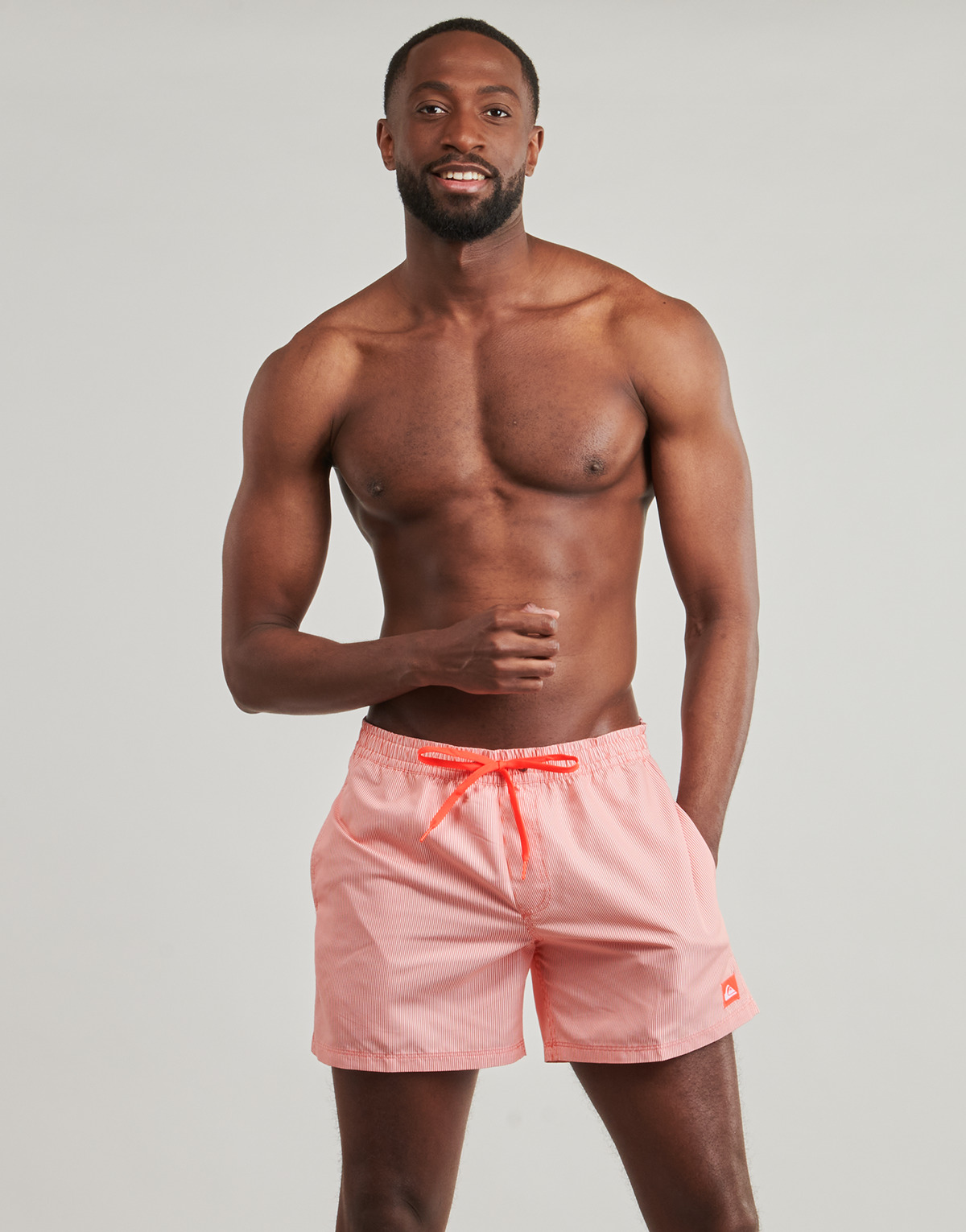 QUICKSILVER EVERYDAY DELUXE VOLLEY 15 WATERMELON STRIPES ΜΑΓΙO ΒΕΡΜΟΥΔΑ
