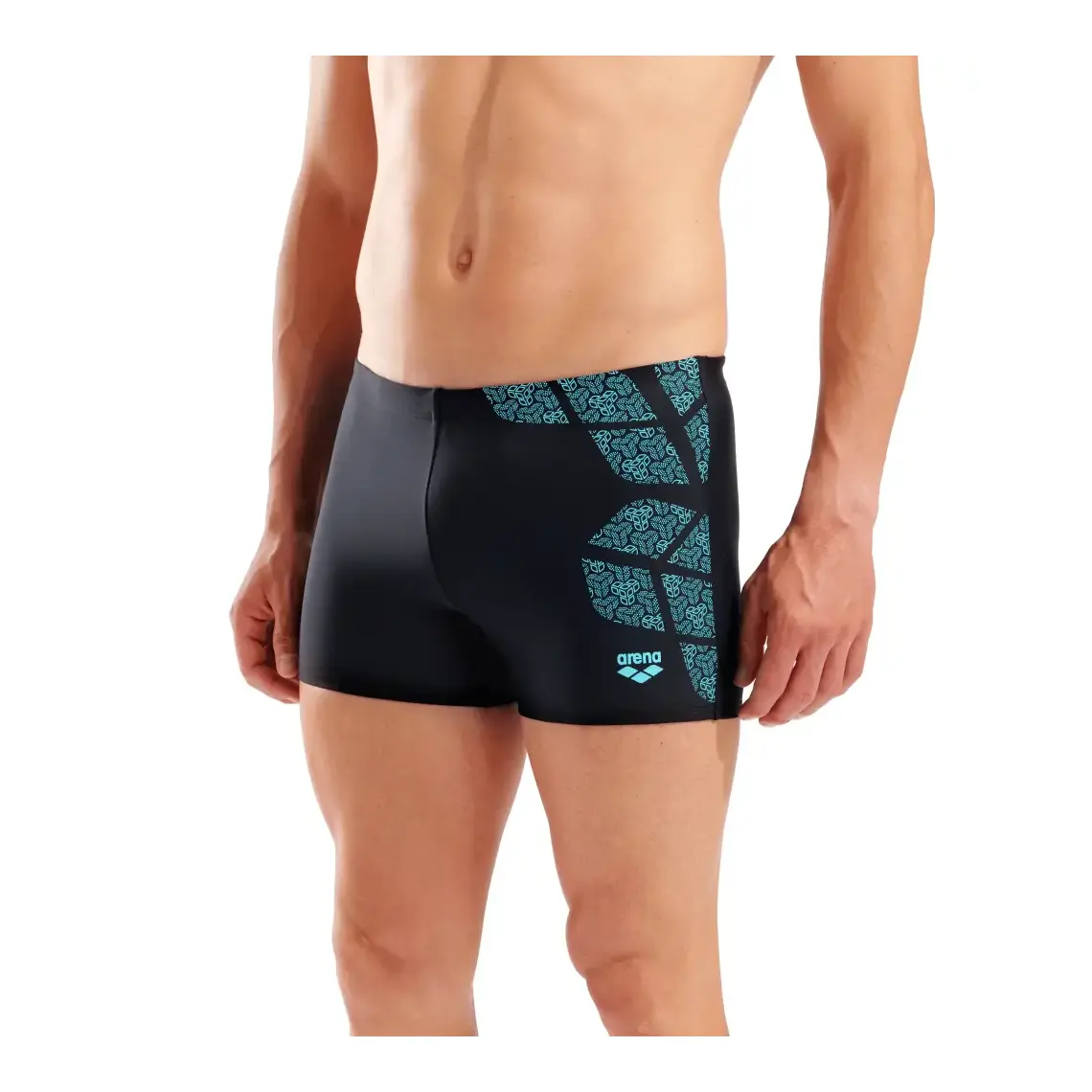 ARENA KIKKO GRAPHIC SHORTS ΜΑΓΙΟ ΑΝΤΡΙΚΟ ΜΠΟΞΕΡΑΚΙ - Image 3
