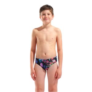 ARENA GRAFFITI BRIEF BLACK MULTI  ΜΑΓΙΟ ΑΓΟΡΙ ΣΛΙΠ