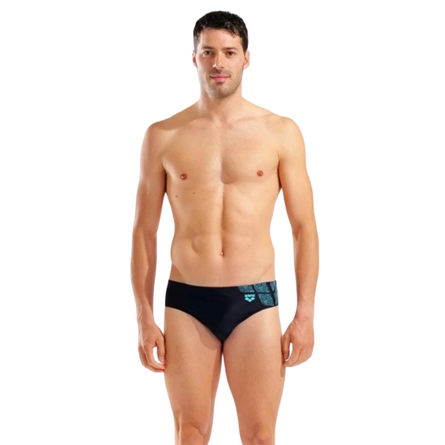 ARENA KIKKO SWIM BRIEFS BLACK WATER ΜΑΓΙO ΣΛΙΠ