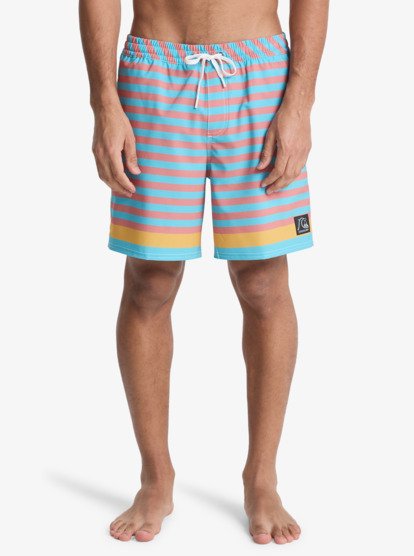 QUICKSILVER ORIGINAL BTZ STRIPE VOLLEY 17 PETROL ΜΑΓΙO ΒΕΡΜΟΥΔΑ