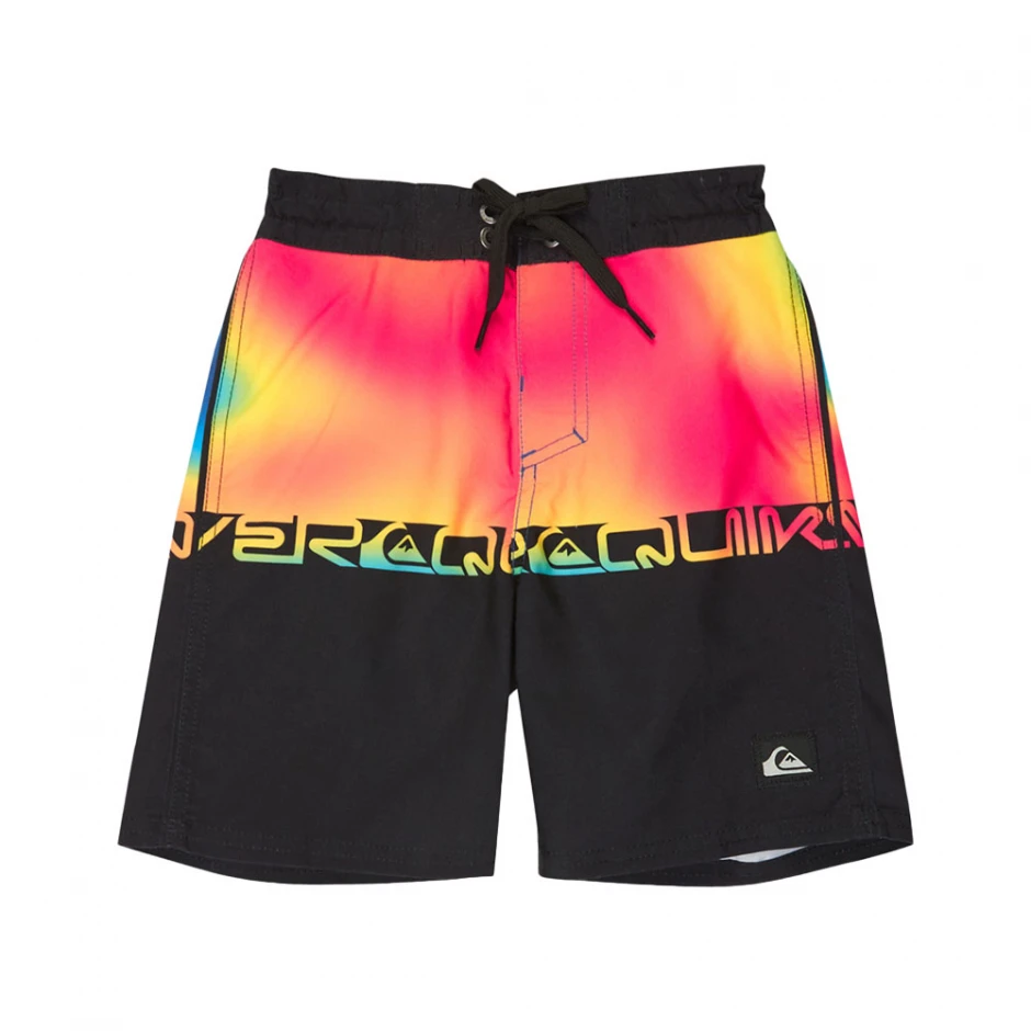 QUICKSILVER EVERYDAY HALF JAM BOY 13 BLACK MULTI ΜΑΓΙO ΒΕΡΜΟΥΔΑ
