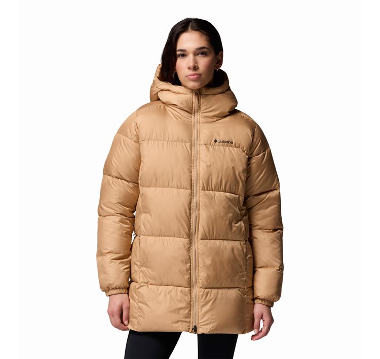 COLUMBIA PUFFECT II MID HOODED JACKET CAMEL ΓΥΝΑΙΚΕΙΟ ΜΠΟΥΦΑΝ