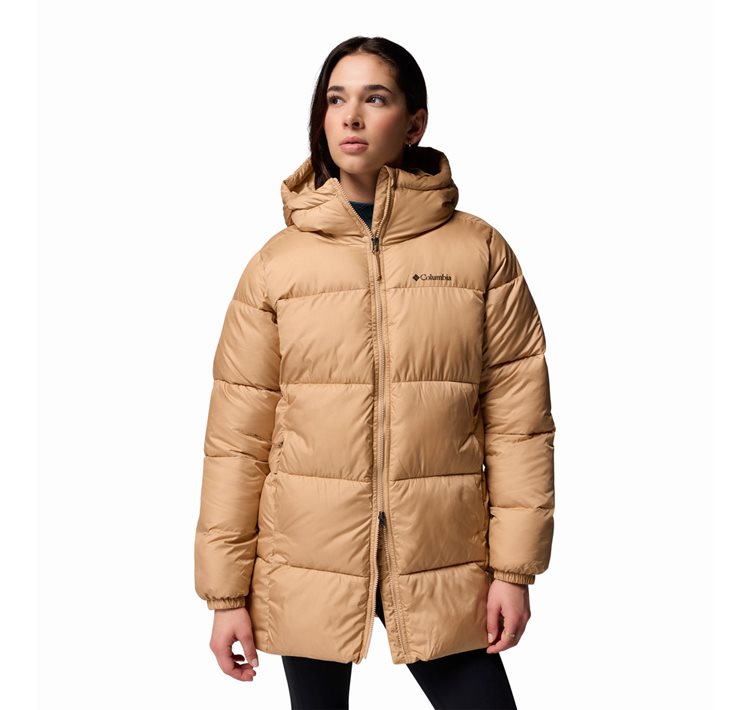 COLUMBIA PUFFECT II MID HOODED JACKET CAMEL ΓΥΝΑΙΚΕΙΟ ΜΠΟΥΦΑΝ - Image 4