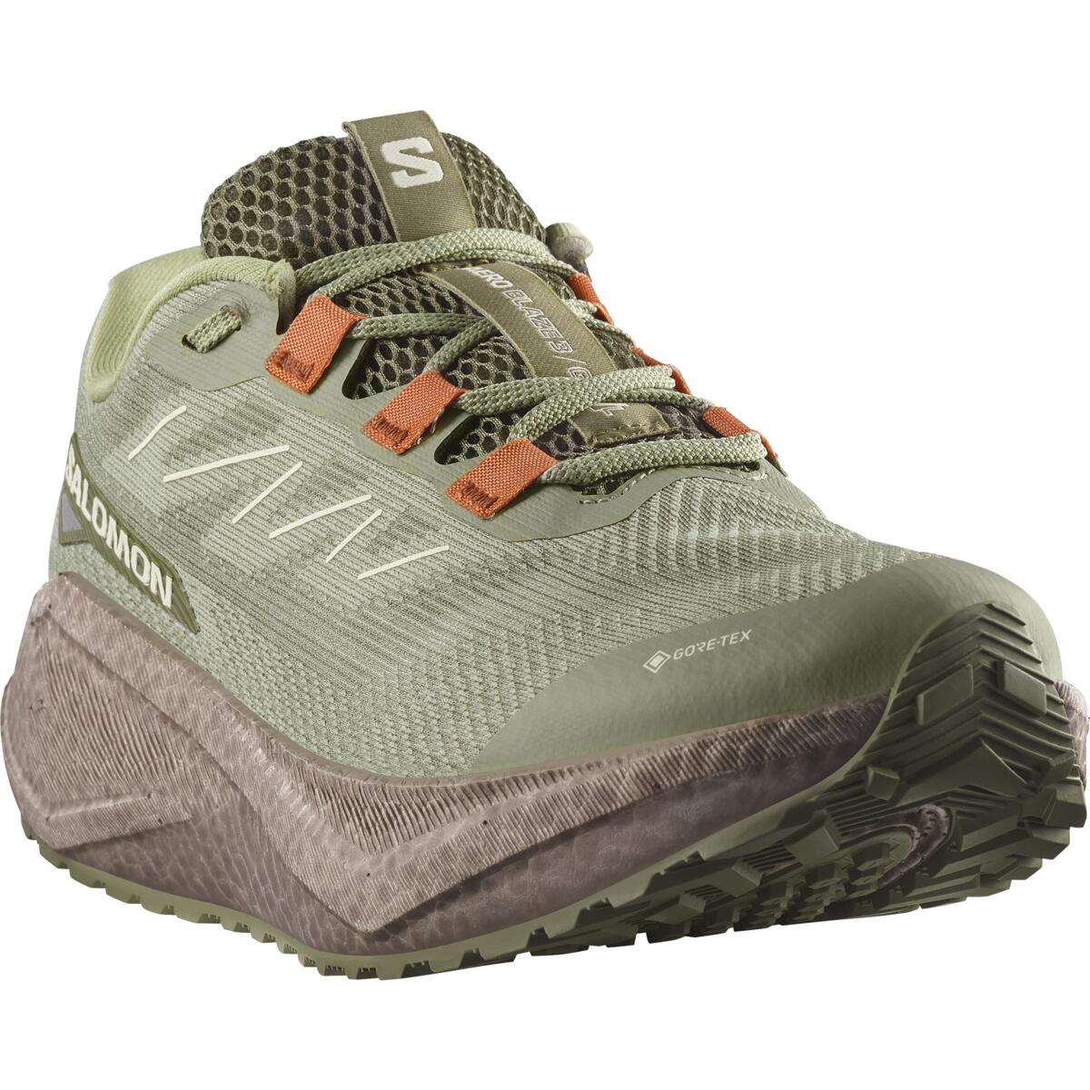 SALOMON AERO BLAZE 3 GRVL GTX TEA IRON BURNT OLIVE ΠΑΠΟΥΤΣΙ ΑΝΤΡΙΚΟ