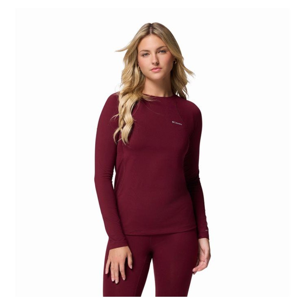 COLUMBIA MIDWEIGHT STRETCH BASELAYER W BURGUNDY ΙΣΟΘΕΡΜΙΚΗ ΜΠΛΟΥΖΑ