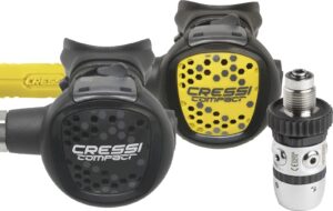 Ρυθμιστής Cressi AC2 DIN με δεύτερο στάδιο Compact και χταπόδι
