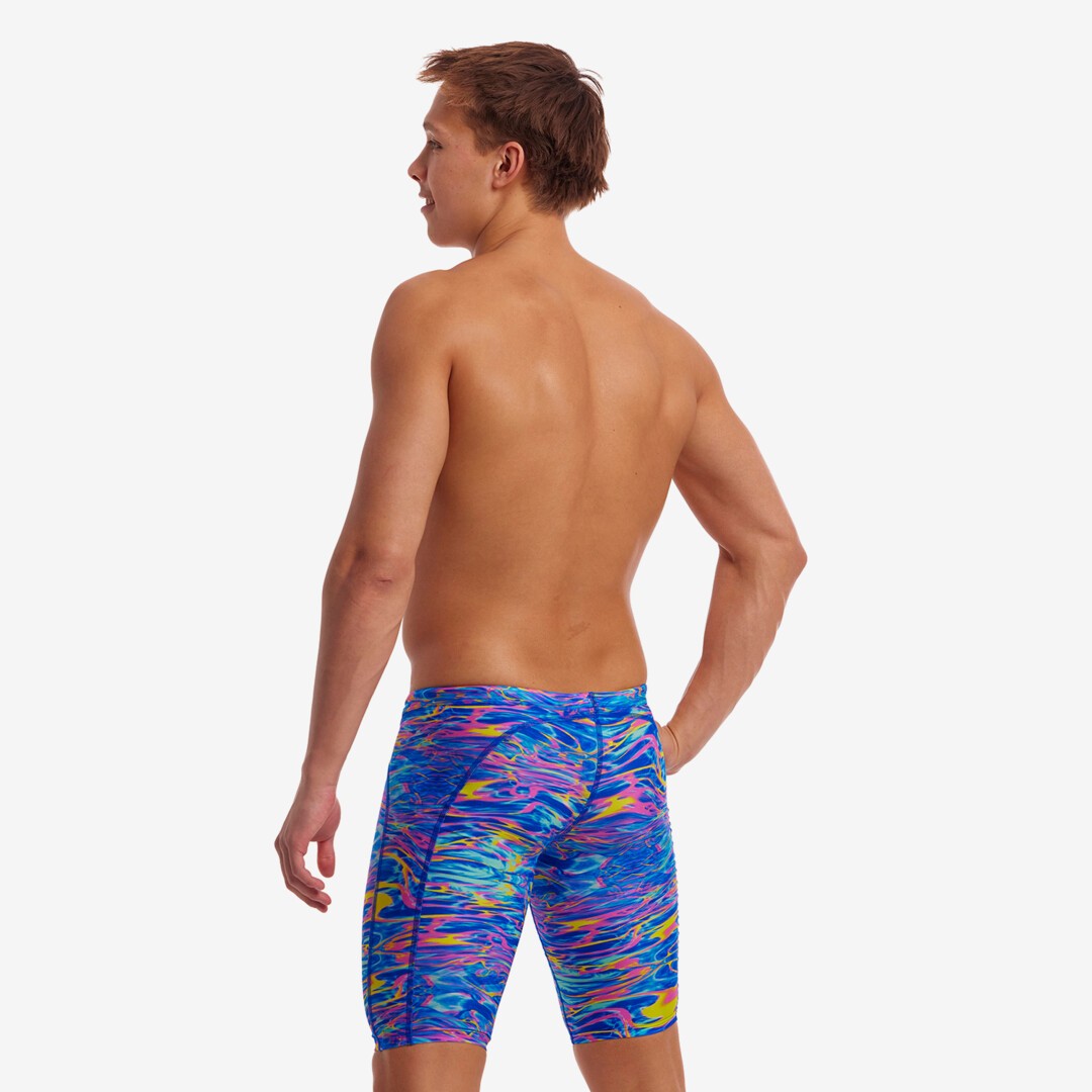 Πίσω όψη του jammer Funky Trunks με print Stir Crazy