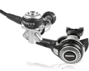 Mares Abyss 22 ρυθμιστής κατάδυσης με πρώτο στάδιο MR22 και μεταλλικό δεύτερο στάδιο Abyss