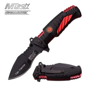 Σουγιάς MTech Ballistic A944FD ανοιχτός και κλειστός με κλιπ τσέπης