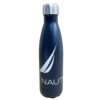 Nautica Μπουκάλι Θερμός 1L σε ματ μπλε navy με λευκό λογότυπο πανιού