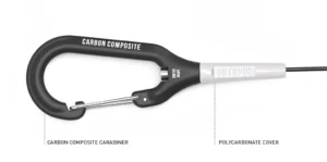 Καραμπίνερ carbon composite με κάλυμμα από πολυανθρακικό του lanyard Octopus