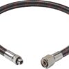 OMS Miflex Regulator Hose σωλήνας ρυθμιστή με μαύρη νάιλον πλέξη και μεταλλικά ρακόρ