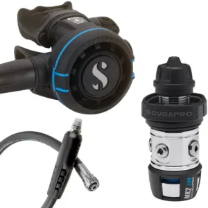 Σύστημα Scubapro MK2 EVO DIN με R105 και σωλήνα χαμηλής πίεσης