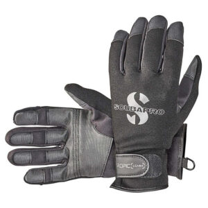 Scubapro Tropic 1,5mm γάντια νεοπρέν σε μαύρο χρώμα με παλάμη Amara