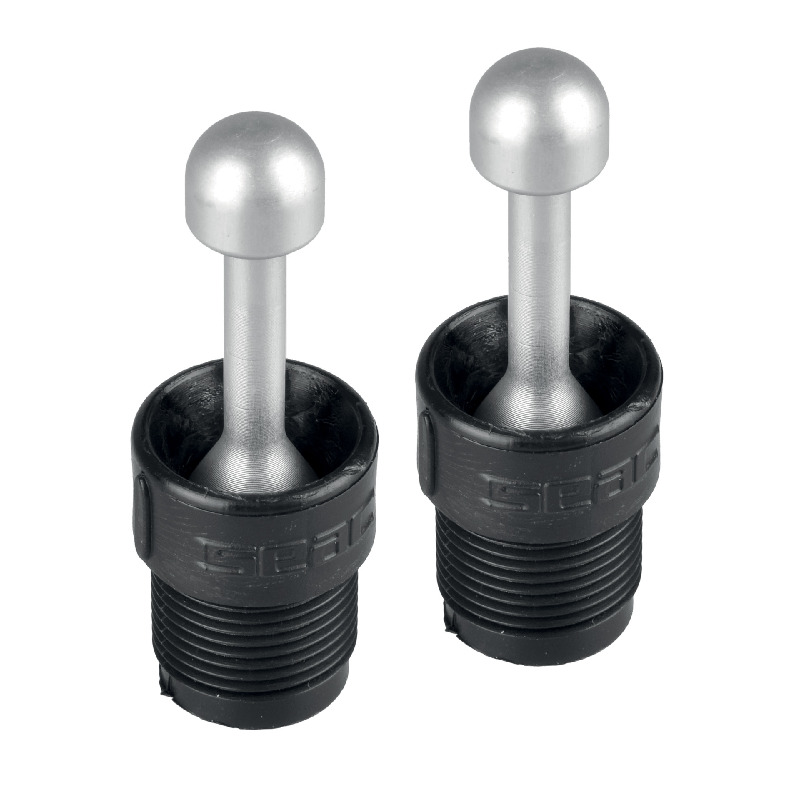 Seac Head Connector Pin Kit ζευγάρι μπίλιες αλουμινίου με ρακόρ για δετά λάστιχα