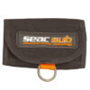 Seac Pocket With Buckles μαύρη τσέπη ποδιού από Cordura με κρίκο D