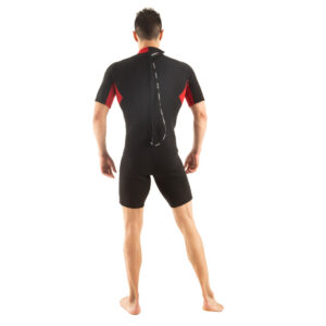 Πίσω όψη του μονοσόρτς Seac Relax Short με το φερμουάρ στην πλάτη
