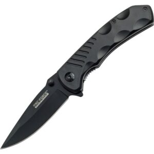 Tac-Force TF-764BK μαύρος σουγιάς με λεπίδα drop point και ανάγλυφη λαβή