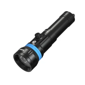 XTAR DL2 1600 φακός κατάδυσης με μπλε δαχτυλίδι και πλαϊνό διακόπτη