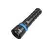 XTAR DS1 1000 φακός κατάδυσης με μπλε δαχτυλίδι και ανάγλυφο σώμα